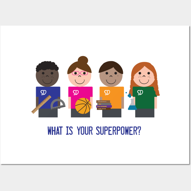 What is Your Super Power? Wall Art by superdesigner